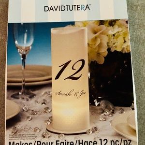 NWT Printable vellum table accent